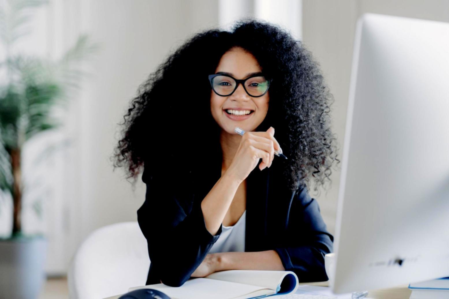 Financial planning workspace with charts and analysis tools